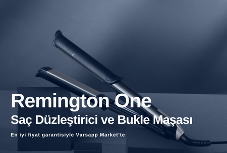 Tek Aletle Sonsuz Stil: Remington S6077 One Saç Düzleştirici ve Bukle Maşası İncelemesi