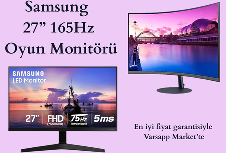 Günlük Kullanım İçin Dengeli Bir Seçenek: Samsung 27” Full HD IPS Monitör