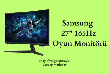 Akıcı Oyun Deneyimi Arayanlar İçin: Samsung 27” 165Hz Gaming Monitör