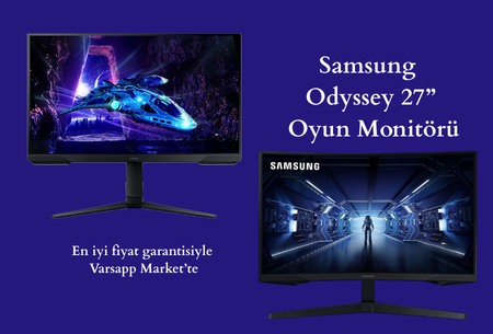 Samsung Odyssey 27” Oyun Monitörü: Gerçekten Oyun İçin Üretilmiş Bir Ekran