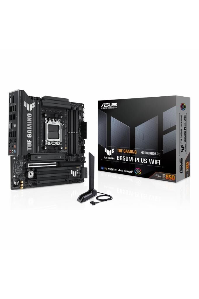 Asus TUF Gaming B850M-PLUS Wi-Fi AMD AM5 DDR5 Micro ATX Anakart Outlet