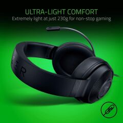 Razer Kraken X Lite Kablolu Mikrofonlu Kulak Üstü Oyuncu Kulaklık