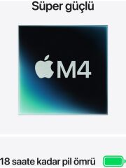 MacBook Air M4 24 GB 512 GB SSD 13.6'' MC6C4TU/A Gece Yarısı Outlet (Apple Türkiye Garantili)