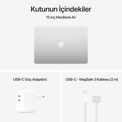 MacBook Air M4 16 GB 512 GB SSD 15.3'' MW1H3TU/A Gümüş Outlet (Açıklamayı Okuyunuz)