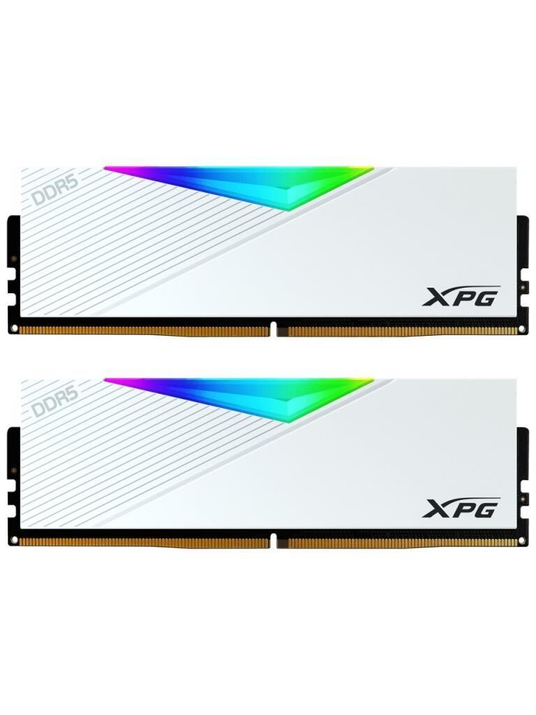 Adata XPG Lancer Blade RGB 32GB (16GBx2) 6000MHz CL36 DDR5 Ram Beyaz