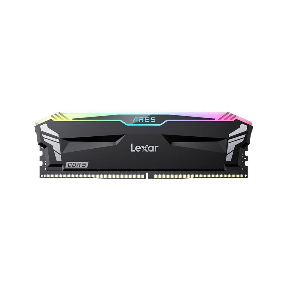 Lexar Ares RGB 32 GB (2x16) 7600 MHz CL36 LD5U16G76C36BR-RGD DDR5 Ram Siyah