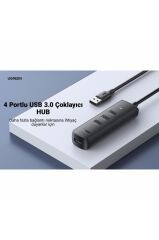 Ugreen 4 Portlu 5Gbps USB 3.0 Çoklayıcı HUB Adaptör 25 CM