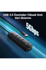Ugreen 4 Portlu 5Gbps USB 3.0 Çoklayıcı HUB Adaptör 25 CM