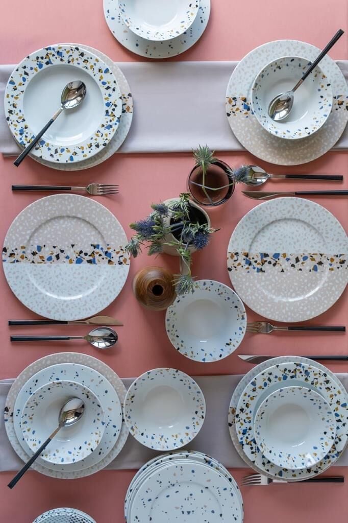 Kütahya Porselen Leonberg 885692 24 Parça 6 Kişilik Yemek Takımı Teşhir