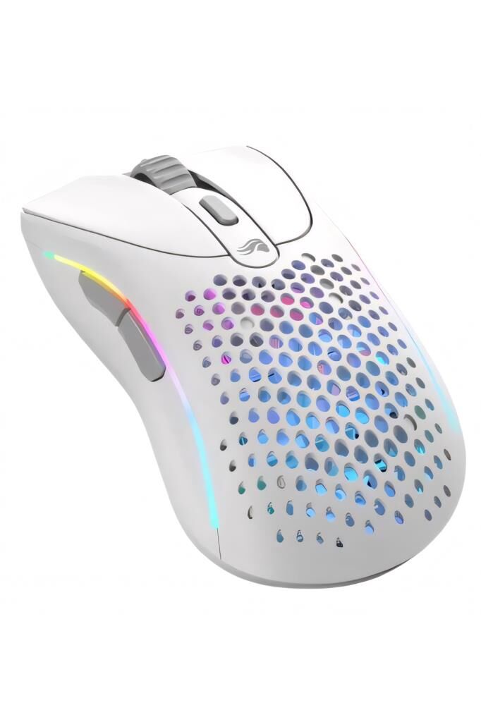 Glorious Model D 2 GLO-MS-DWV2-MW Beyaz RGB Şarjlı Optik Kablosuz Oyuncu Mouse