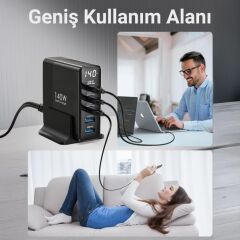 Juo DLC140 140 W Hızlı Şarj Adaptörü - OUTLET