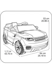Feber Range Rover Sport 6 V Kırmızı Akülü Araba Outlet