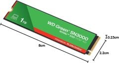 Western Digital Green SN3000 WDS100T4G0E PCI-Express 4.0 1 TB M.2 SSD