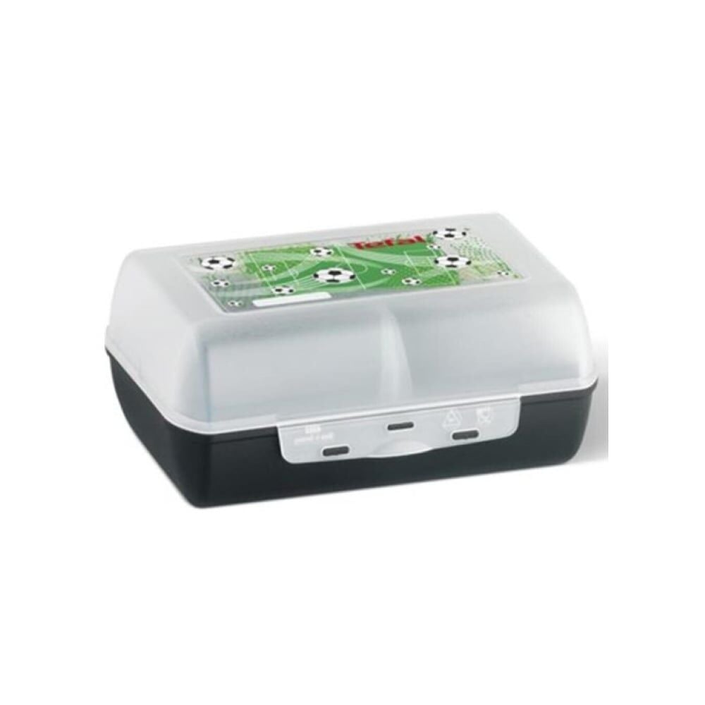 Tefal Variabolo Futbol Temalı Beslenme Kabı Siyah (Teşhir & Outlet)