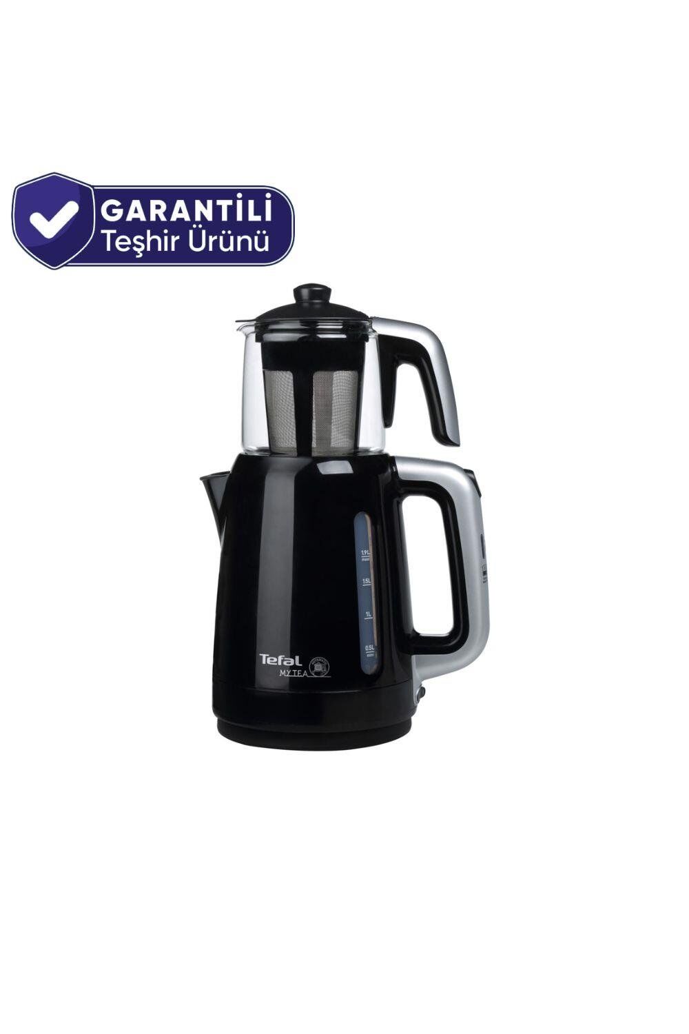 Tefal MyTea Cam Demlikli Çay Makinesi Siyah 1500W (Teşhir & Outlet)