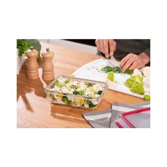 Tefal N10410 Masterseal Fırınlanabilir Cam Saklama Kabı 1,3L (Teşhir & Outlet) - 3110600757