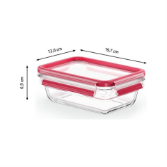 Tefal N10406 Masterseal Fırınlanabilir Cam Saklama Kabı 0,7L (Teşhir & Outlet)