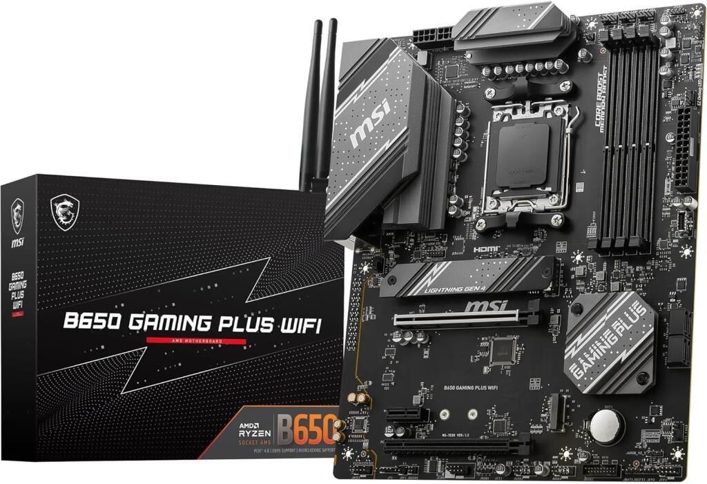MSI B650 Gaming Plus Wi-Fi AMD AM5 DDR5 ATX Anakart - Outlet