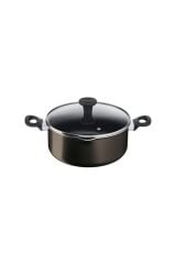 Tefal Titanyum 1X EarlyPlus Difüzyon Tabanlı Derin Tencere 24 cm (Teşhir & Outlet)