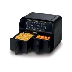 Ariete Airy Fryer Dual 4623 Çift Hazneli XXL 8 lt Yağsız Fritöz (Teşhir & Outlet)