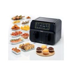 Ariete Airy Fryer Dual 4623 Çift Hazneli XXL 8 lt Yağsız Fritöz (Teşhir & Outlet)