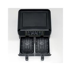 Ariete Airy Fryer Dual 4623 Çift Hazneli XXL 8 lt Yağsız Fritöz (Teşhir & Outlet)