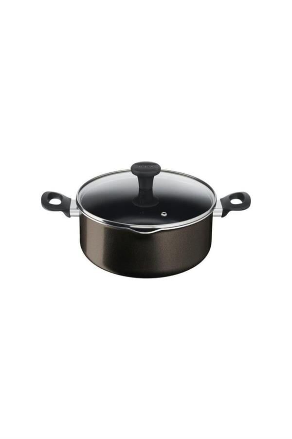 Tefal Titanyum 1X EarlyPlus Difüzyon Tabanlı Derin Tencere 24 cm (Teşhir & Outlet)