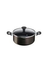 Tefal Titanyum 1X EarlyPlus Difüzyon Tabanlı Derin Tencere 24 cm (Teşhir & Outlet)