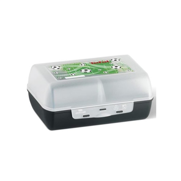 Tefal Variabolo Futbol Temalı Beslenme Kabı Siyah (Teşhir & Outlet)