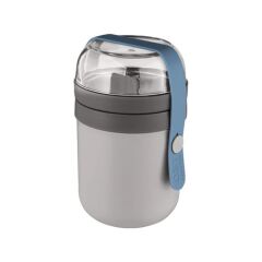 Berghoff Leo İki Bölmeli Yemek Kabı Gri (Teşhir & Outlet)