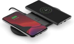 Belkin WIZ002VF Dual 10 W Kablosuz Şarj Cihazı Siyah Teşhir