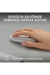 Logitech Pebble 2 M350S 910-007013 Beyaz Sessiz Optik Kablosuz Mouse - Teşhir