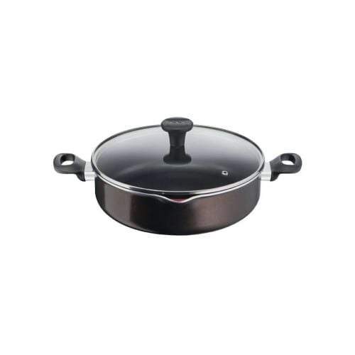 Tefal Titanyum 1X EarlyPlus Difüzyon Tabanlı Kısa Tencere 28cm (Teşhir & Outlet)