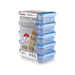 Tefal MasterSeal Fresh Gurme 5'li Saklama Kabı Seti - 0.85 L - (Teşhir & Outlet) - 3110600651