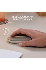 Logitech Pebble M350 910-006751 Bej Sessiz Optik Kablosuz Mouse - Outlet
