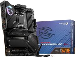 MSI Mpg X670E Carbon Wi-Fi AMD AM5 DDR5 ATX Anakart - Outlet