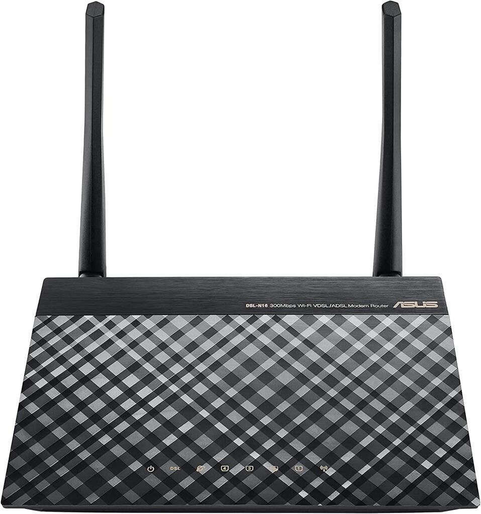 Asus DSL-N16 4 Port 300 Mbps VDSL2 Modem - Outlet