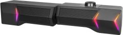 Rampage Elegant X10 2.0 Bluetoothlu Rms 3W*2 RGB Işıklı Multimedia Usb 5V 45dB Gaming Oyuncu Speaker