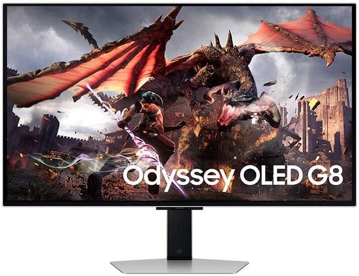 Samsung Odyssey G8 LS32DG802SUXUF 32'' 0.03 ms 4K Pivot 240 Hz OLED Oyuncu Monitörü Outlet