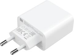 Xiaomi Mi USB + Type-C Girişli 33W Şarj Cihazı, Şarj Adaptörü, Beyaz Teşhir
