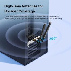 TP-Link Archer TX55E 3000 Mbps Kablosuz Ağ Adaptörü - Outlet