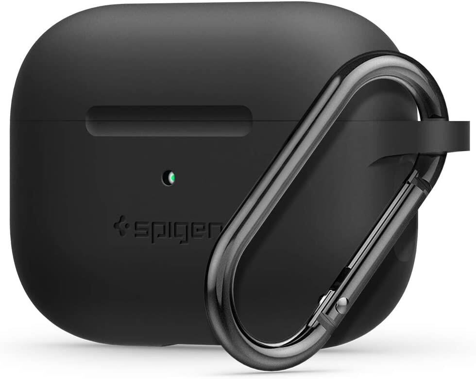 Spigen Apple AirPods Pro Kılıf Silicone Fit (Silikon) Black