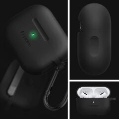 Spigen Apple AirPods Pro Kılıf Silicone Fit (Silikon) Black