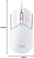 HyperX Pulsefire Haste 2 Beyaz Makrolu Optik Kablolu Oyuncu Mouse Teşhir
