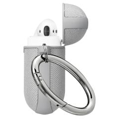 Spigen Apple AirPods 2/1 Nesil Uyumlu Kılıf Urban Fit Dokuma Gray