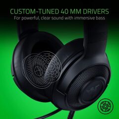 Razer Kraken X Lite Kablolu Mikrofonlu Kulak Üstü Oyuncu Kulaklık