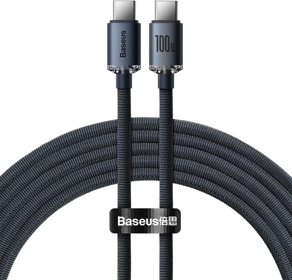 Baseus Crystal Shine 1.2m 100 W Type-C Hızlı Şarj Kablosu Outlet