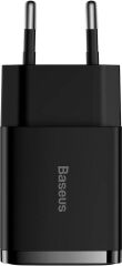Baseus Compact QC 10.5W USB Siyah Şarj Adaptörü