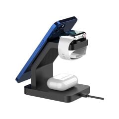 Buff BL34 3in1 15 W MagSafe Masaüstü Kablosuz Şarj Cihazı Teşhir