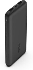 Belkin USB-C Taşınabilir Powerbank, 10000 mAh, 1 USB C Bağlantı Noktası ve 15W'a kadar 2 USB A Bağlantı Noktası, iPhone 14 Pro/14 Pro Max/13, AirPods, iPad, Galaxy S21/Ultra Uyumlu - Siyah Outlet